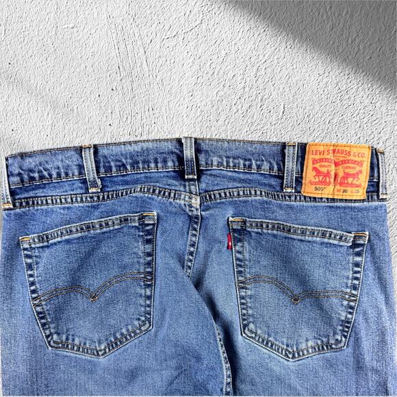 Levi's Strauss 505 Straight Jeans Men's W38xL29 - Picture 3 of 4